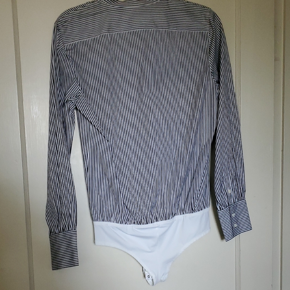 J. Crew Black and White Striped Top - Picture 7 of 7